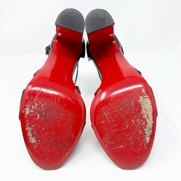 Christian Louboutin Loubi Bee 85 Sandals Heels - Picture 10 of 13